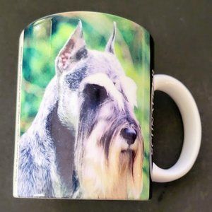 Vintage 1994 Schnauzer Coffee Mug Cup, Barbara Augello Xpress